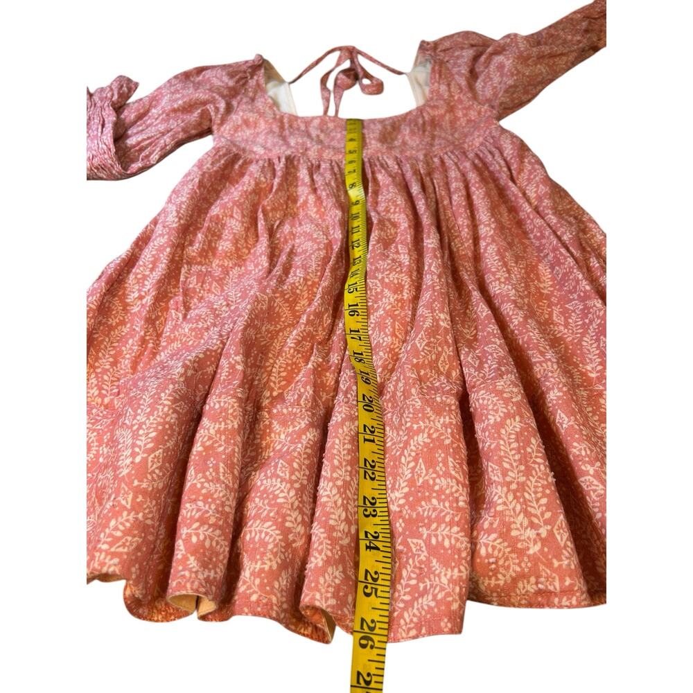 Pink  Anthropologie Pilcro Long-Sleeved Babydoll Dress - Size S - Picture 8 of 16
